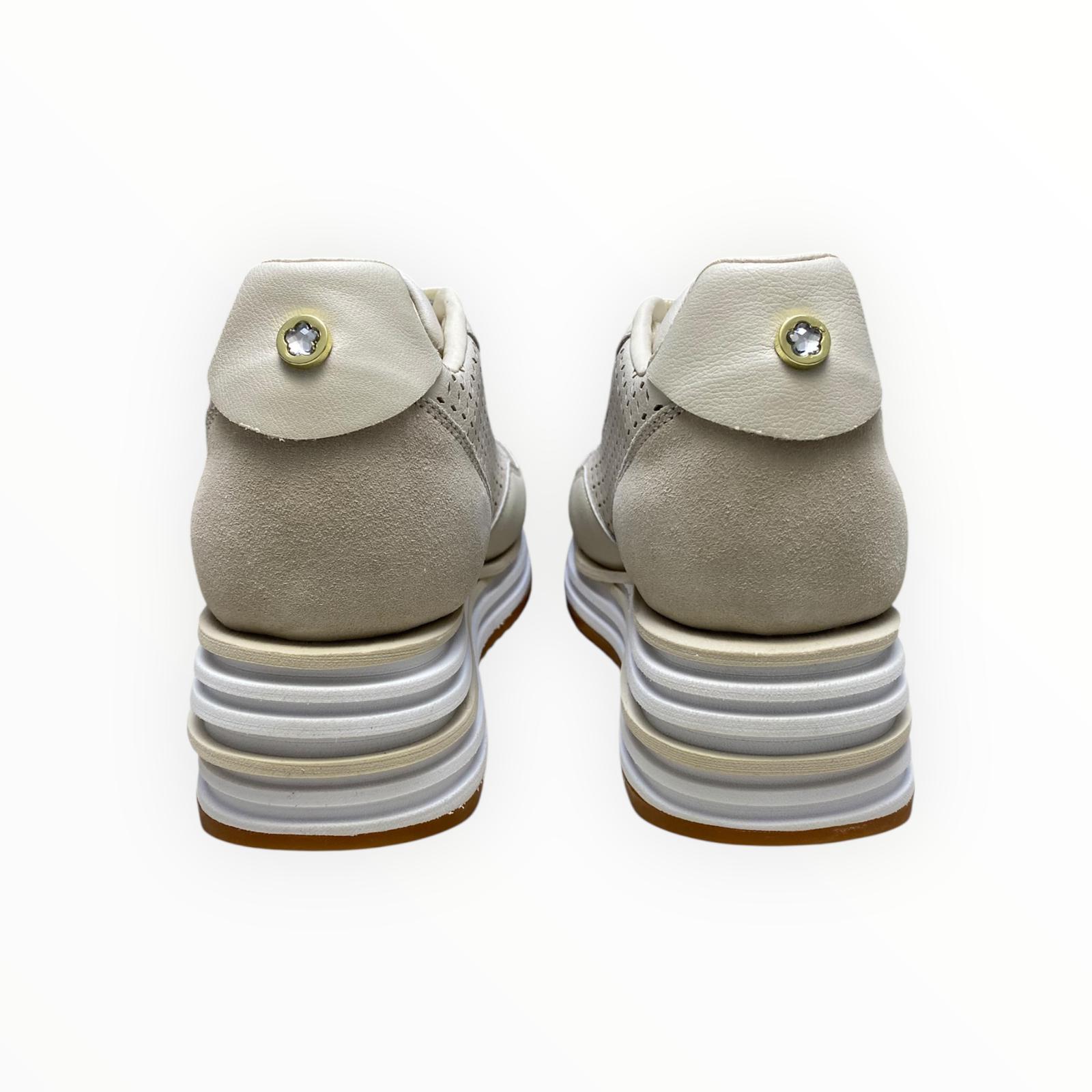 Sneakers Donna  “APEPAZZA ” LINDA S5LYD01  Crema