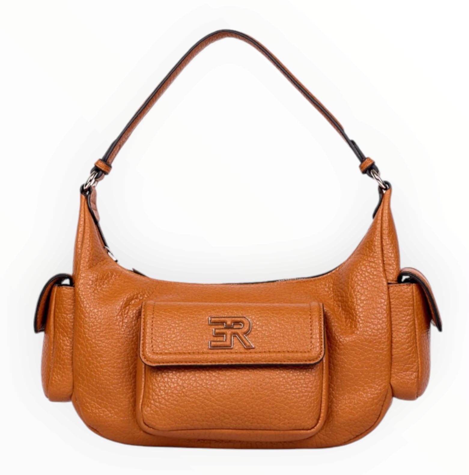 BORSA DONNA “ERMANNO SCERVINO FIRENZE” LARGE HOBO ANNA TAN CUOIO