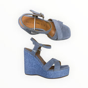 Sandali Zeppa Donna “PREGUNTA”2419501 002 Denim Blu