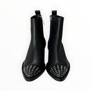Stivaletti Texani Donna “CARMENS” Kelly Studs 56306 Pelle Nero