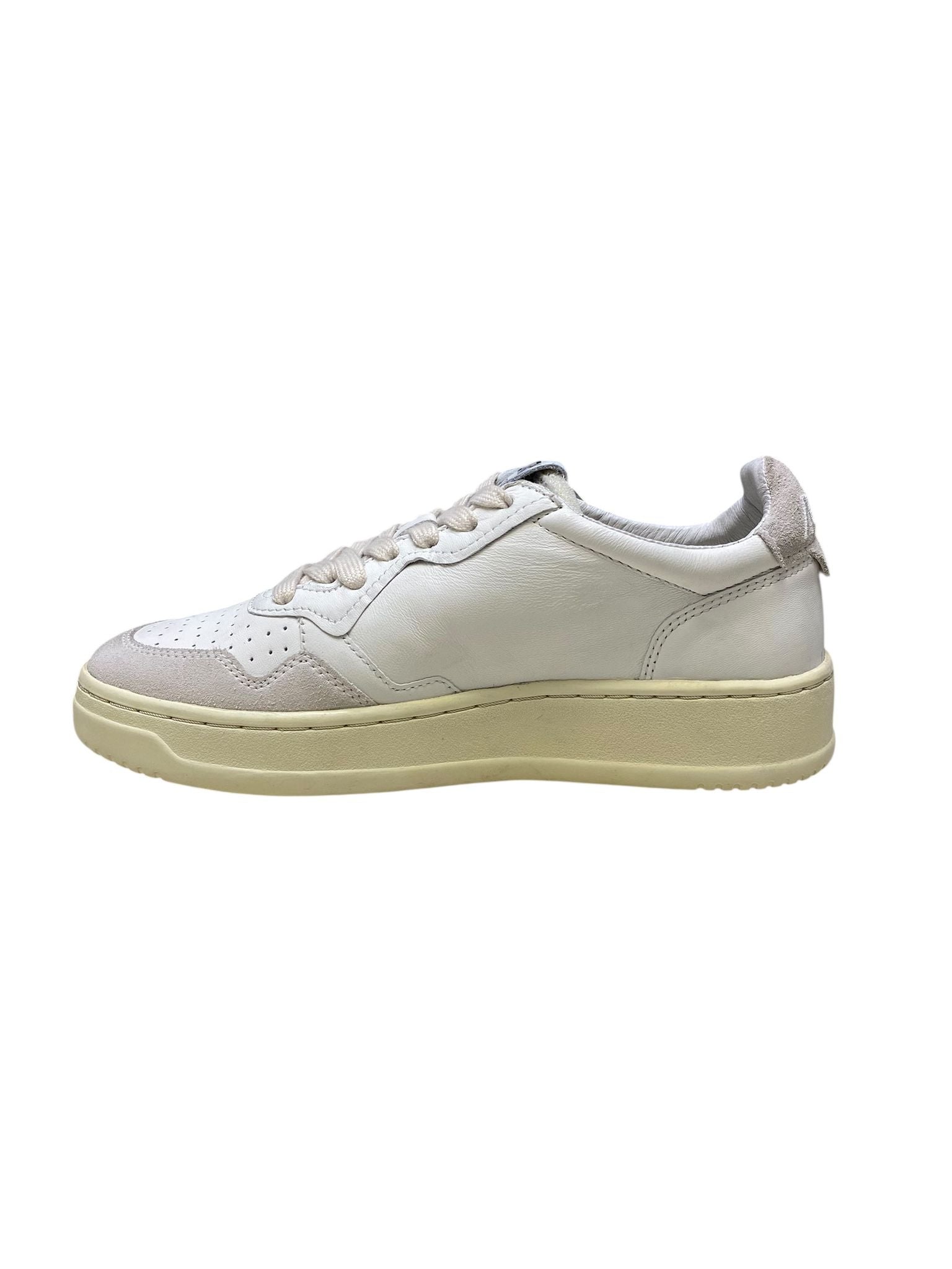 SNEAKERS DONNA “AUTRY” MEDALIST OPEN CE10 PELLE BIANCO/GRIGIO