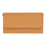 Borsa a Portafoglio con Tracolla  Donna  “MICHAEL KORS” JET SET 32S4GJ6C9L LARGE WLLT ON CHN XBODY Cuoio