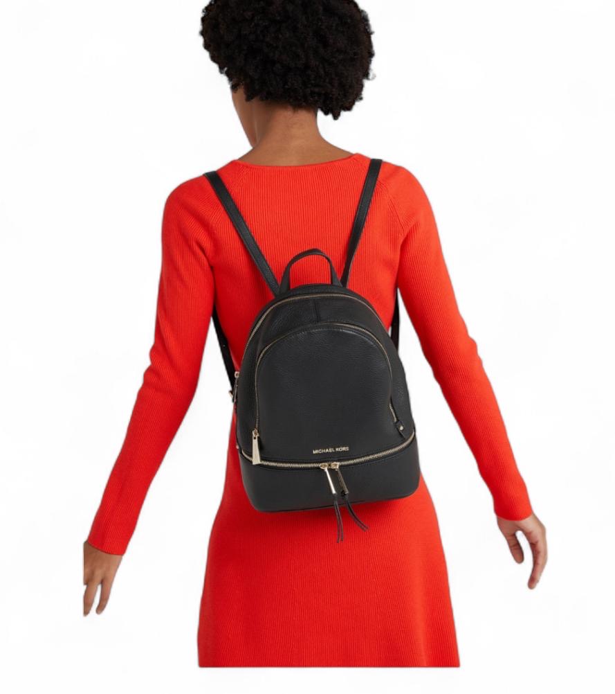 Borsa Zaino Donna “MICHAEL KORS”  RHEA ZIP Medium  Backpack 30S75GEZB1L Nero
