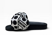 Sandali Ciabatte Donna "LOVE MOSCHINO" JA28272GOIIW010A Sabotd Pool 25 Foulard Bianco/Nero