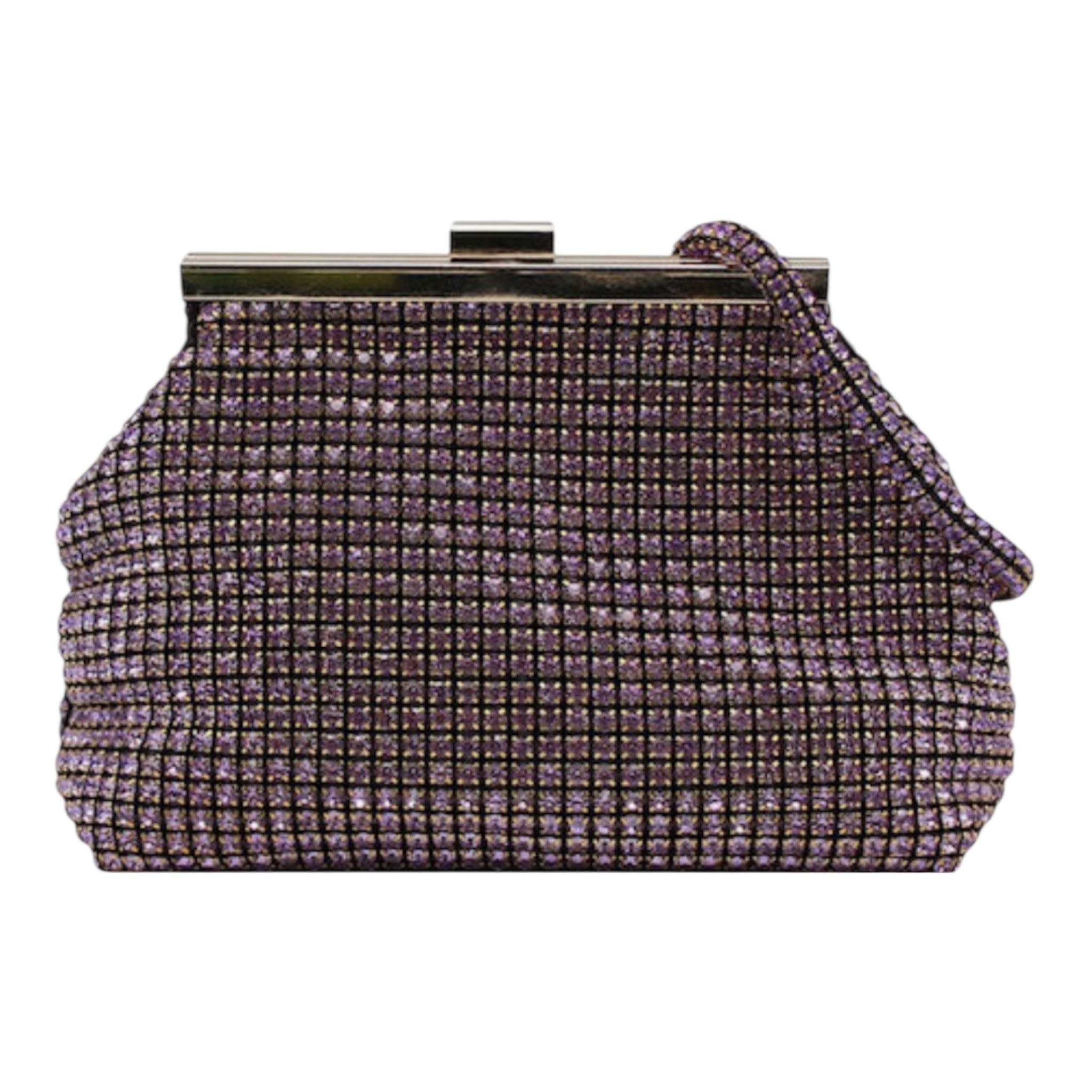 BORSA DONNA “MENBUR” 85839 0008 STRASS  VIOLA