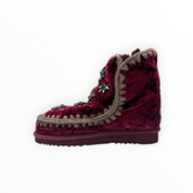 Stivaletti Donna "MOU" MU.FW111006A Eskimo 18 Crystal Stars TXT  Velluto Velrub  FUCSIA