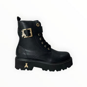 Stivaletti Anfibio Donna “PATRIZIA PEPE" PPJ966 Pelle Nero