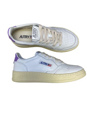 SNEAKERS DONNA “AUTRY” MEDALIST AULW LL59 PELLE BIANCO/VIOLET