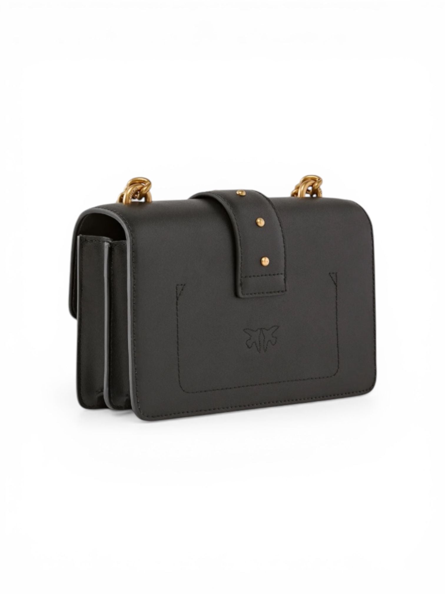 BORSA DONNA “PINKO ” LOVE ONE MINI ST. CL. VITELLO NERO