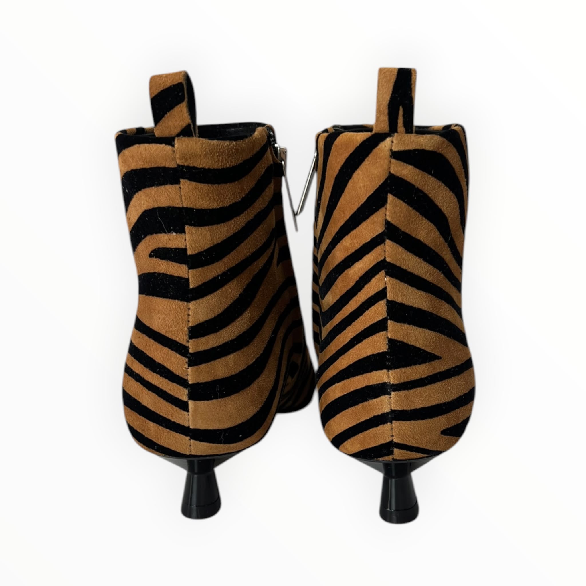Stivaletti Donna “CARMENS” Demi Low Pelle Zebra Cuoio