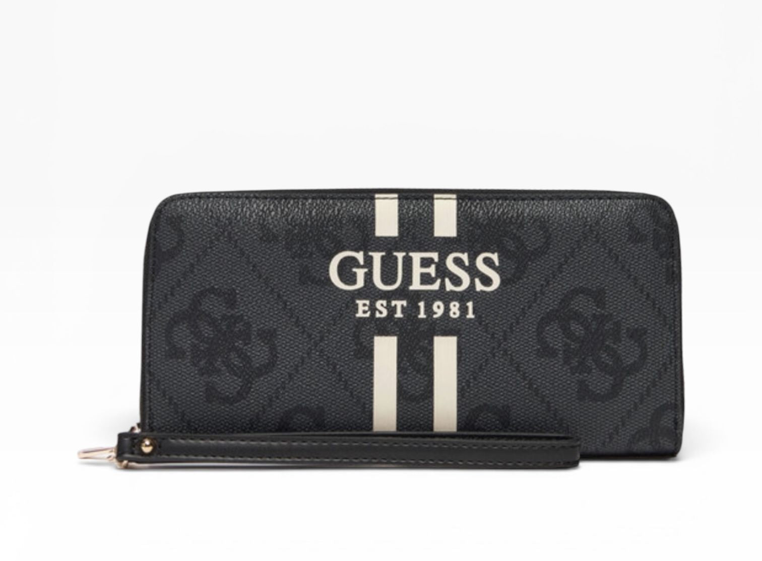PORTAFOGLIO Donna “GUESS” OS7459146 Laurel II Grigio/Nero