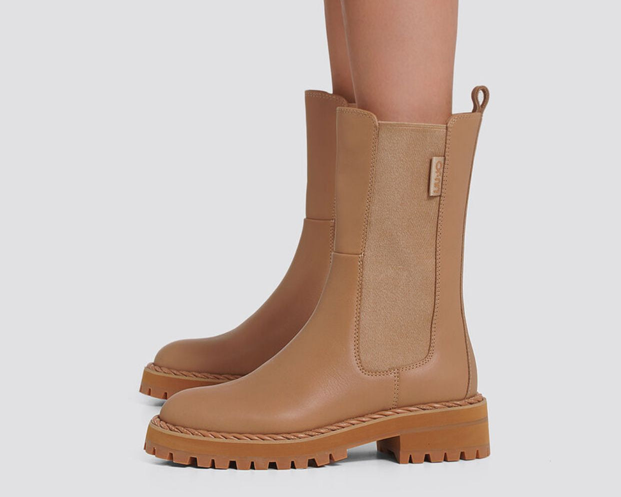 Stivaletti Beatles Donna “LIU.JO” Pink 178 Torchon Camel Autunno/Inverno 2024/25