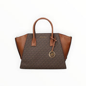 Borsa Donna “MICHAEL KORS” AVRIL 35F4G4VS3B LARGE TZ SATCHEL BROWN MARRONE