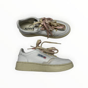SNEAKERS DONNA “AUTRY” MEDALIST  AULW SK02 VINTAGE  PELLE BIANCO/ROSA