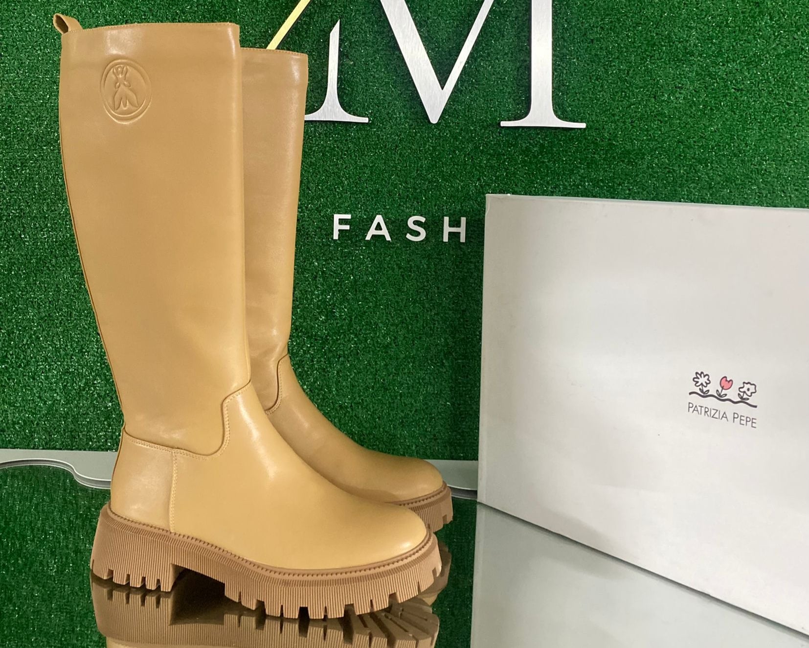 Stivali Donna “PATRIZIA PEPE” W24027 Autunno/Inverno 2024/25 Colore Beige