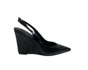 DèCOLLETTè CHANEL ZEPPA DONNA “MANUFACTURE D'ESSAI” MM70 VERNICE NERO