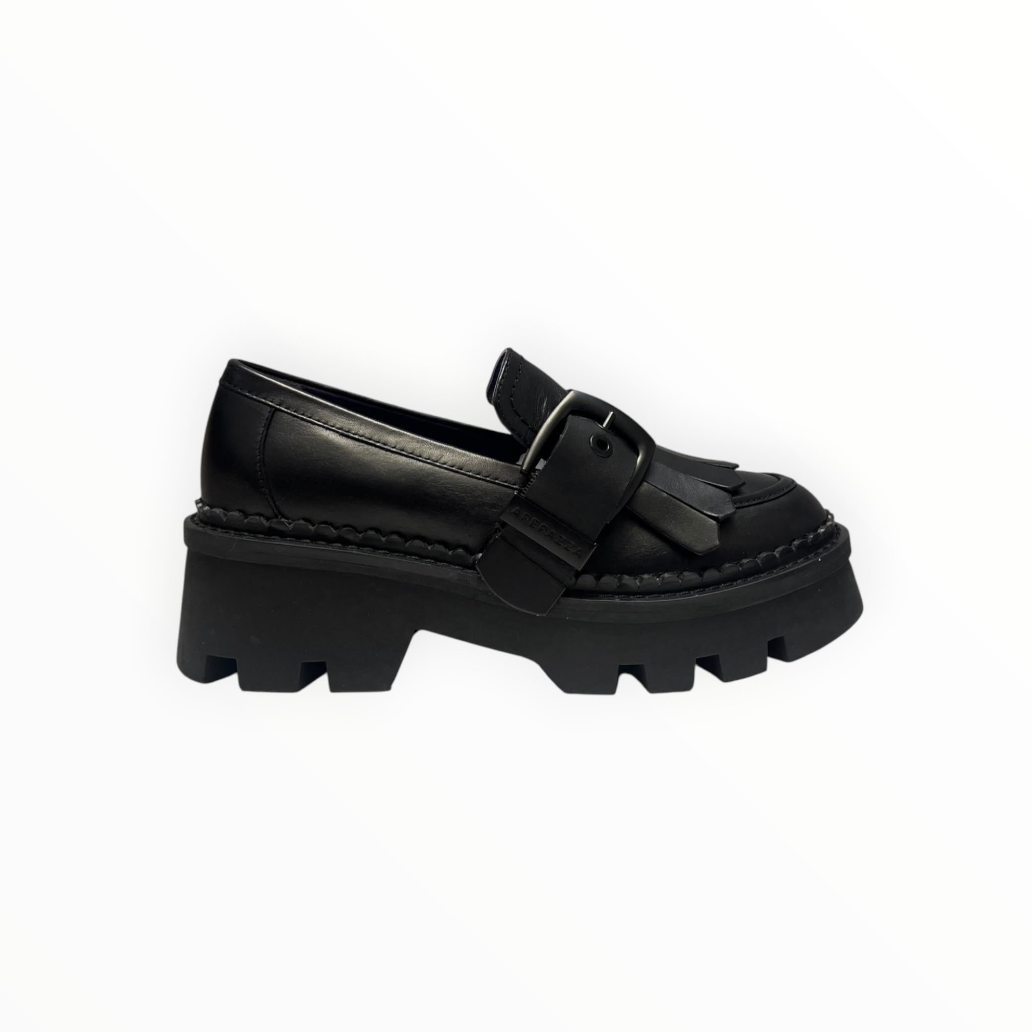 MOCASSINO DONNA “APEPAZZA ” NINA FANAOMI08/LEA VITELLO NERO
