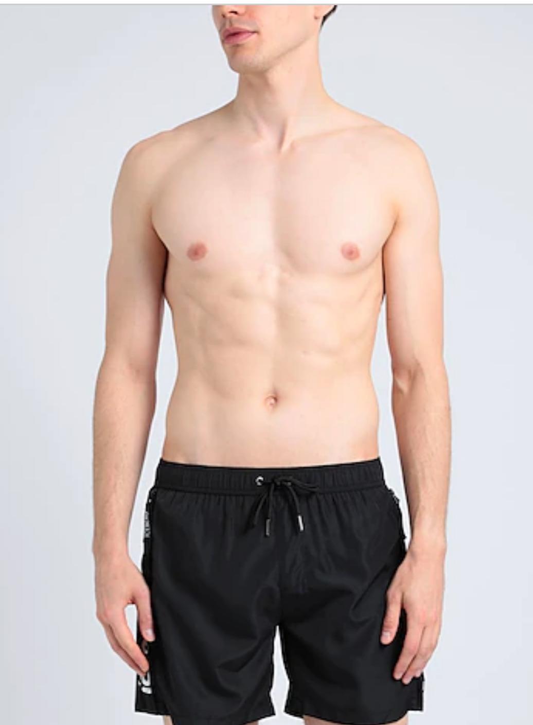 “ICEBERG” BEACHWEAR COSTUME Boxer Mare Uomo MIXTAPE  BLACK/NERO