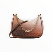 Borsa Donna “MICHAEL KORS” JET SET TRAVEL 35R6GTVC3B LARGE  POUCHETTE XBODY CUOIO LUGGAGE FUME'