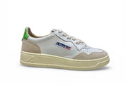 SNEAKERS DONNA “AUTRY” MEDALIST AULW LS65 PELLE BIANCO/VERDE