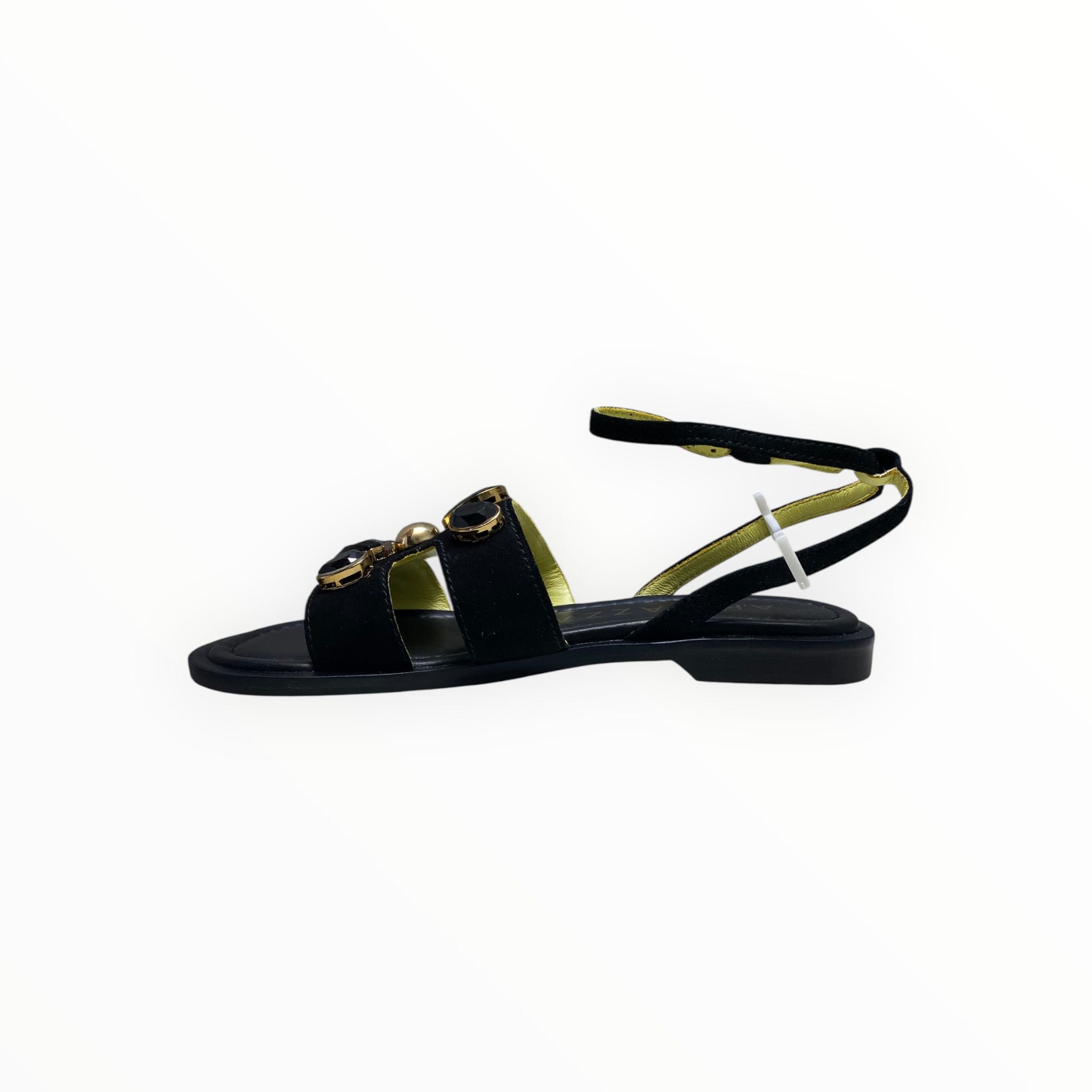 Sandali Donna “APEPAZZA” FLAMINIA S5FLAT07/STO Nero