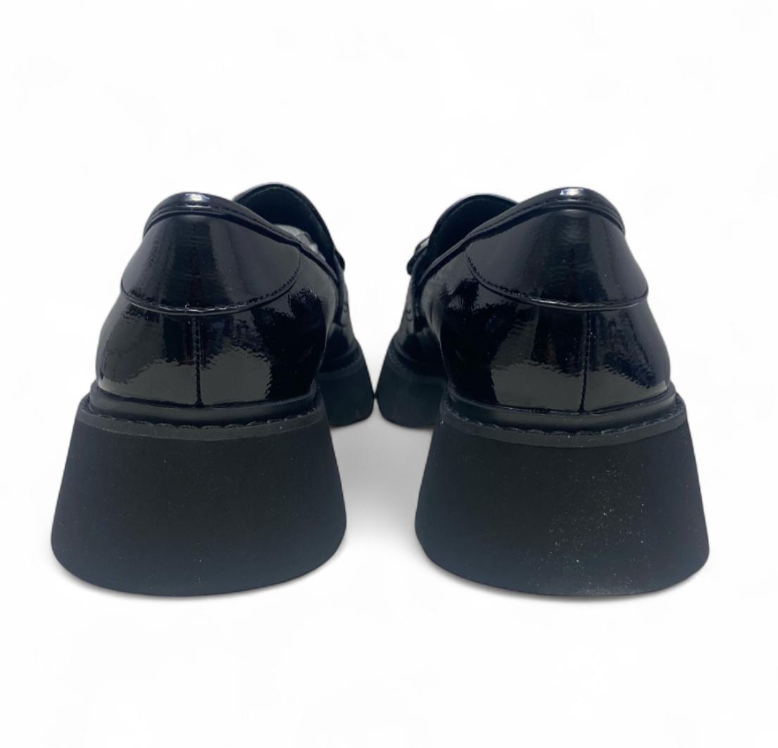 Mocassini Donna “Braccialini” L38 Vernice Nero