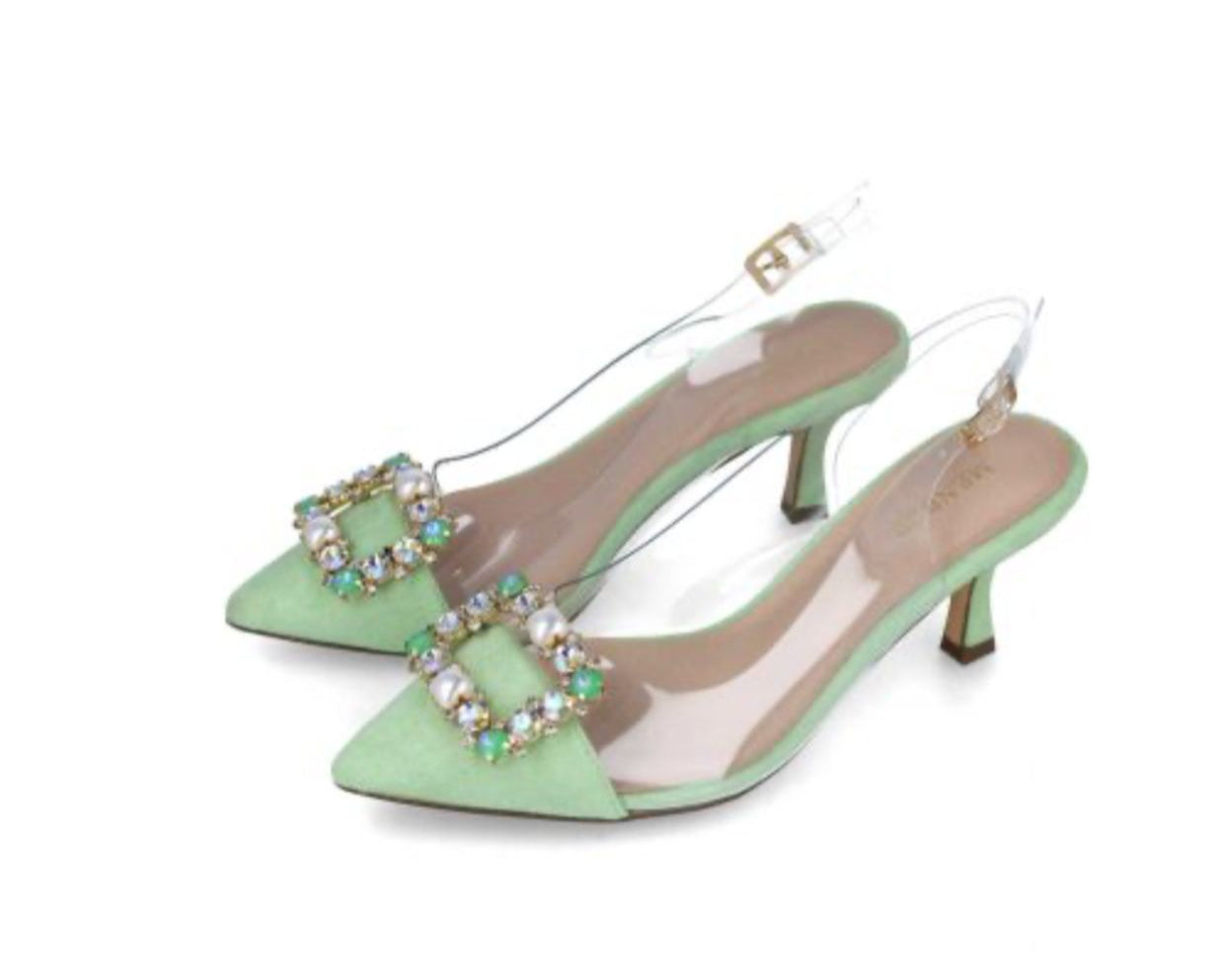 DECOLLETE’ APERTA DONNA “MENBUR” 23847 VERDE PRIMAVERA/ESTATE 2025