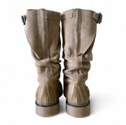 Stivaletti Donna “Bikkembergs” 19002/CP Pelle Beige/Avena