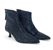 Stivaletti Donna “APEPAZZA" F3SUSAN01/DIA Sibilla Nero Strass