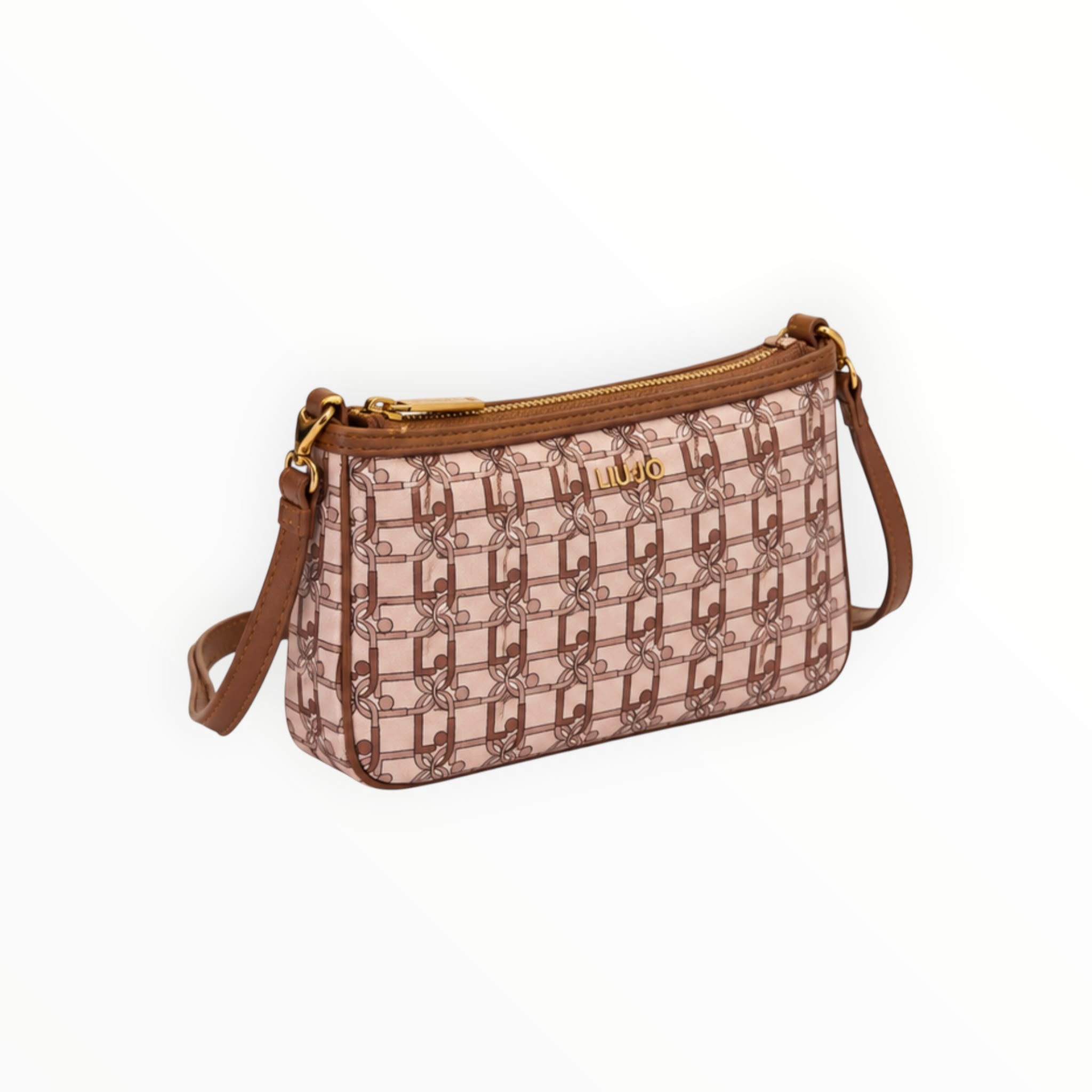 BORSA DONNA “LIU JO” AA3330 E0538 S CROSSBODY CUOIO CHIARO