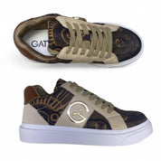 Sneakers Donna "GATTINONI CIRCUS" Marhta 38 Pelle Beige