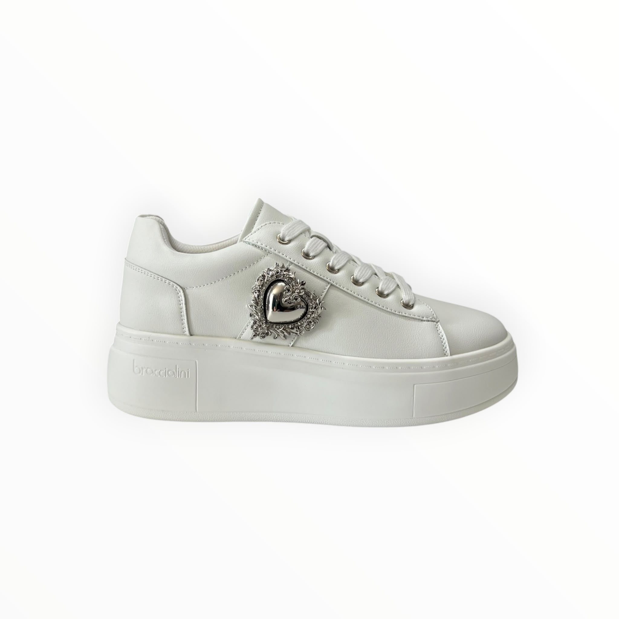 Sneakers Donna “BRACCIALINI” B100 BIANCO