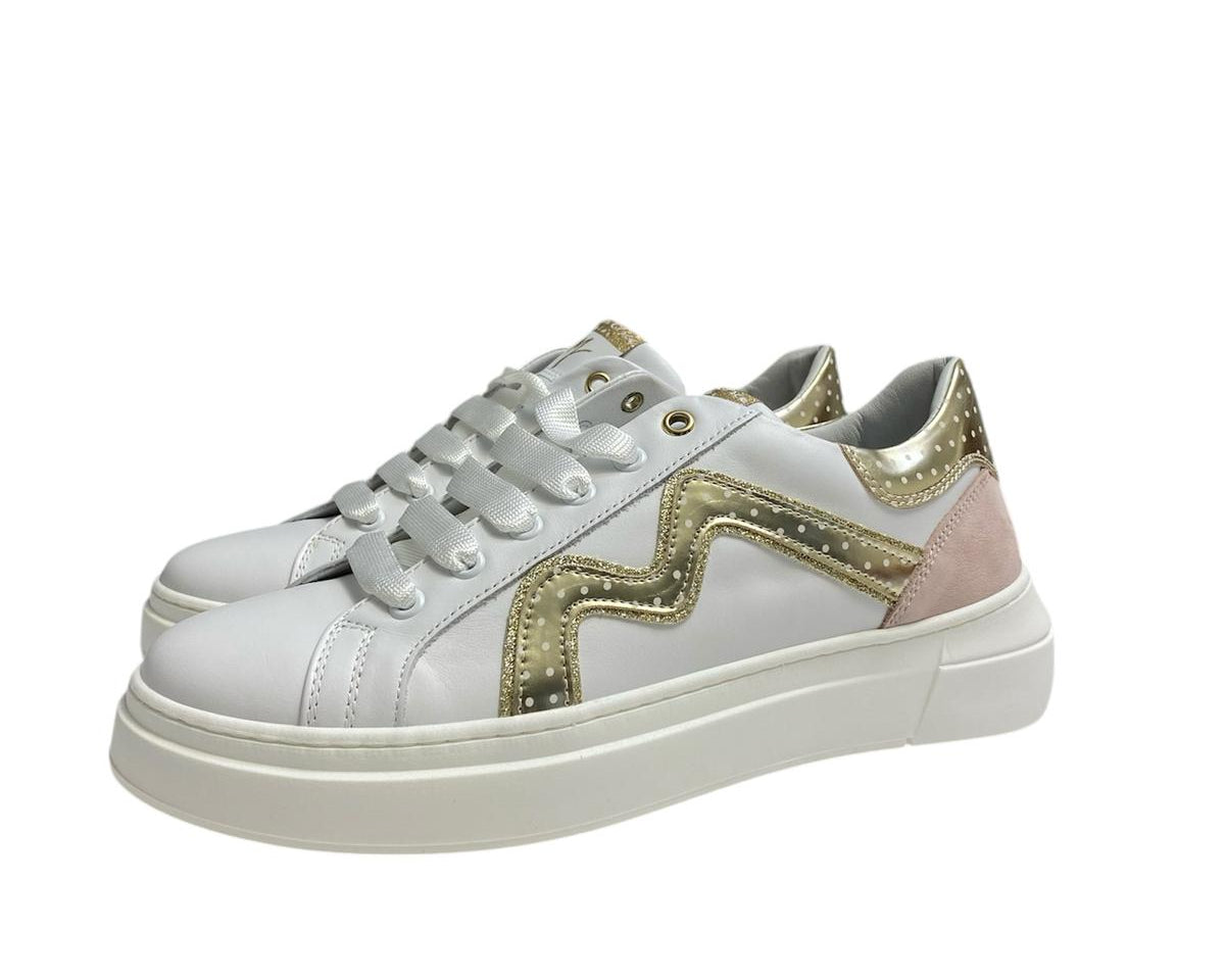 SNEAKERS DONNA "MANILA GRACE" VERA PELLE BIANCO R4A9-60138