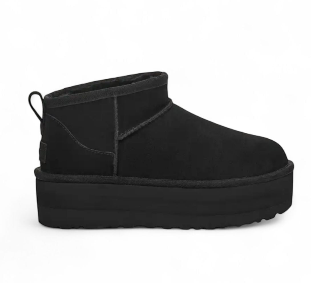 Stivaletti Donna "UGG" Classic Ultra Mini PLatform Nero