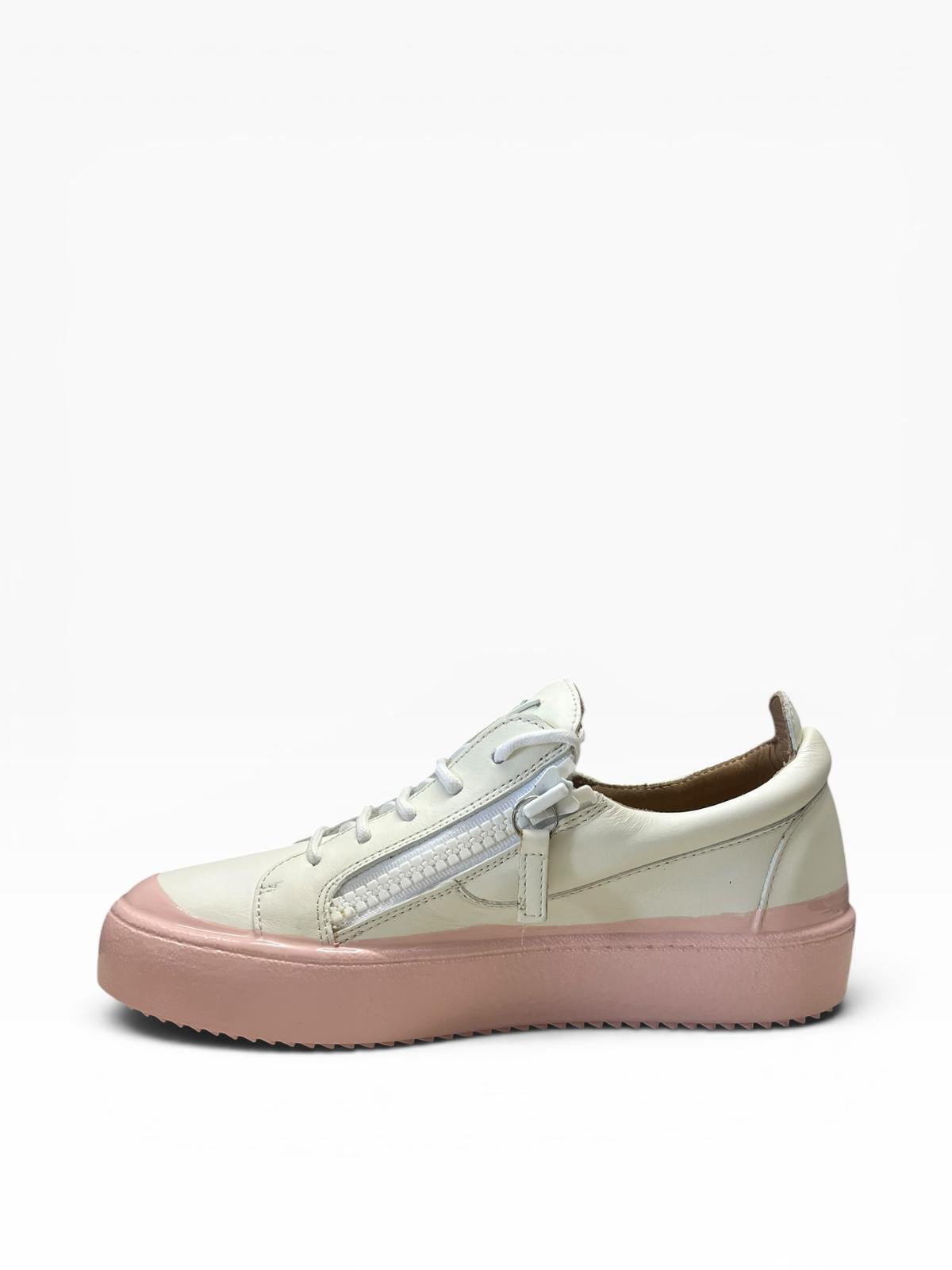 Sneakers Donna “GIUSEPPE ZANOTTI” 1RS30002  C94702BV A1 Logoball Gel Bianco/Rosa