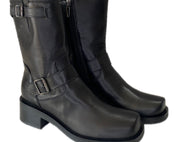 Tronchetti Vaquero Donna “GR8” Naomi 1 Collezione Autunno/Inverno 2024/2025 Vitello – Nero