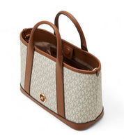 Borsa Donna “MICHAEL KORS” LUISA 30R4G99S2V MD Satchel Vanilla/Cuoio