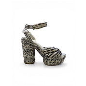 Sandali Donna “ANTOLINA” BARBARA.001 Bianco/Nero