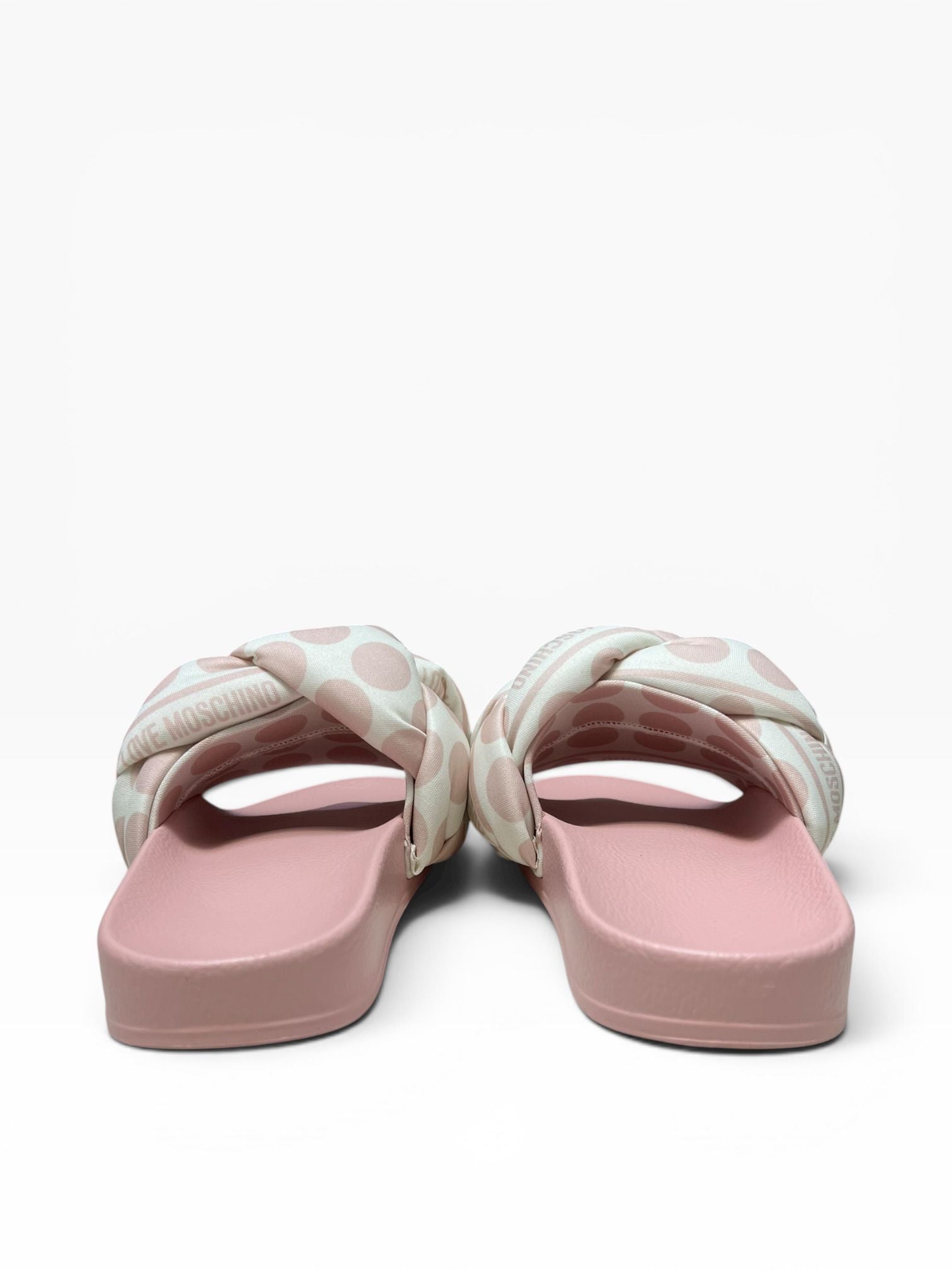 Sandali Ciabatte Donna "LOVE MOSCHINO"JA28272G0IIW10C  Sabotd Pool 25 Foulard Latte/Nude