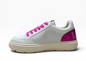 Sneakers Donna “LOVE MOSCHINO” JA15274G1IJC410B BOLRD40 PELLE BIANCO/FUXIA