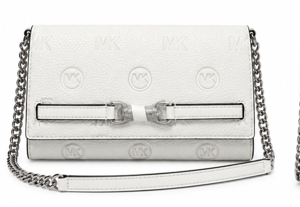 Borsa Donna “MICHAEL KORS” CARSON 35R6S2ZC3V LARGE WALLET OPTIC BIANCO