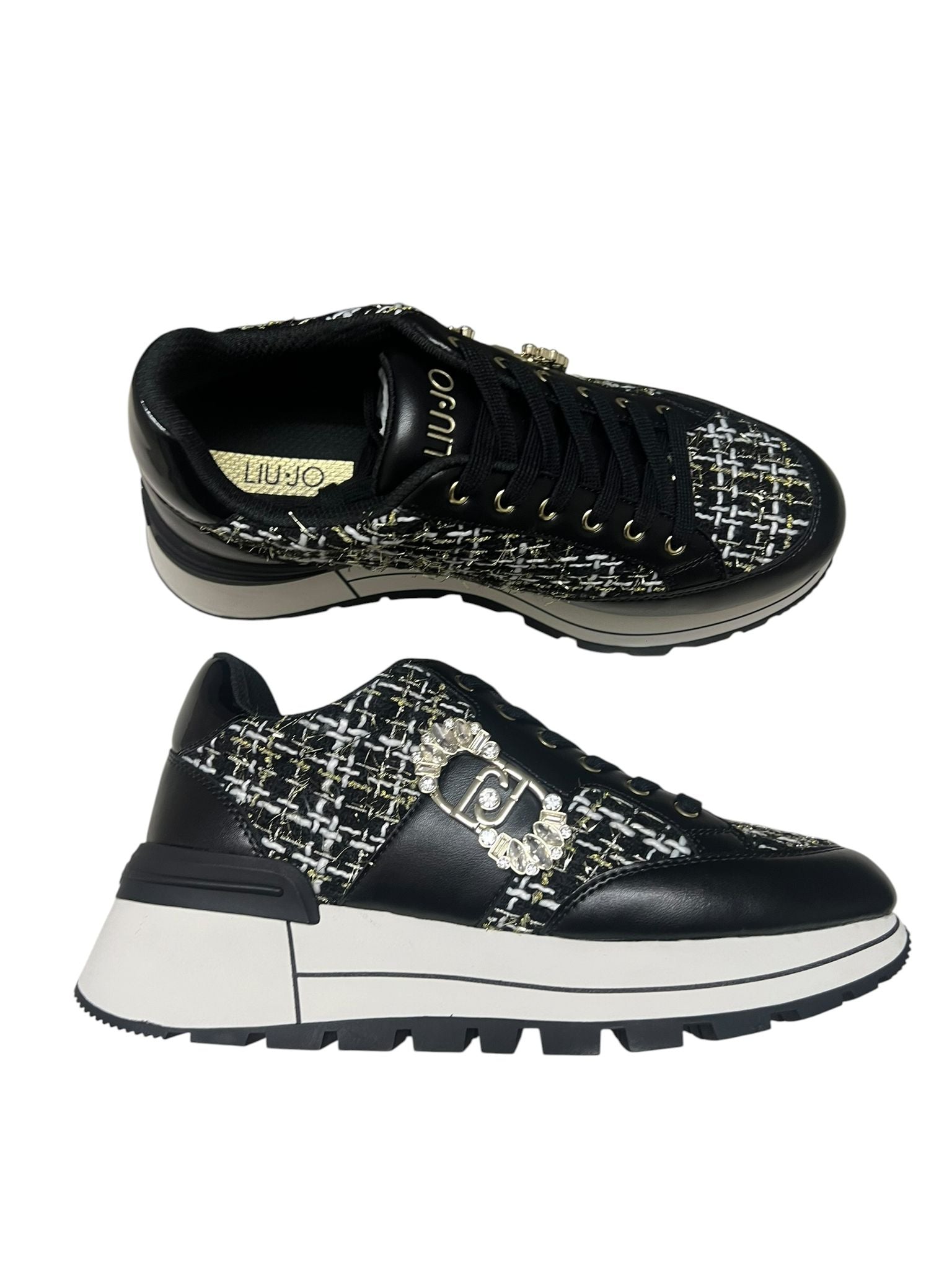 SNEAKERS DONNA “LIU JO” AMAZING 41  22222 PELLE NERO