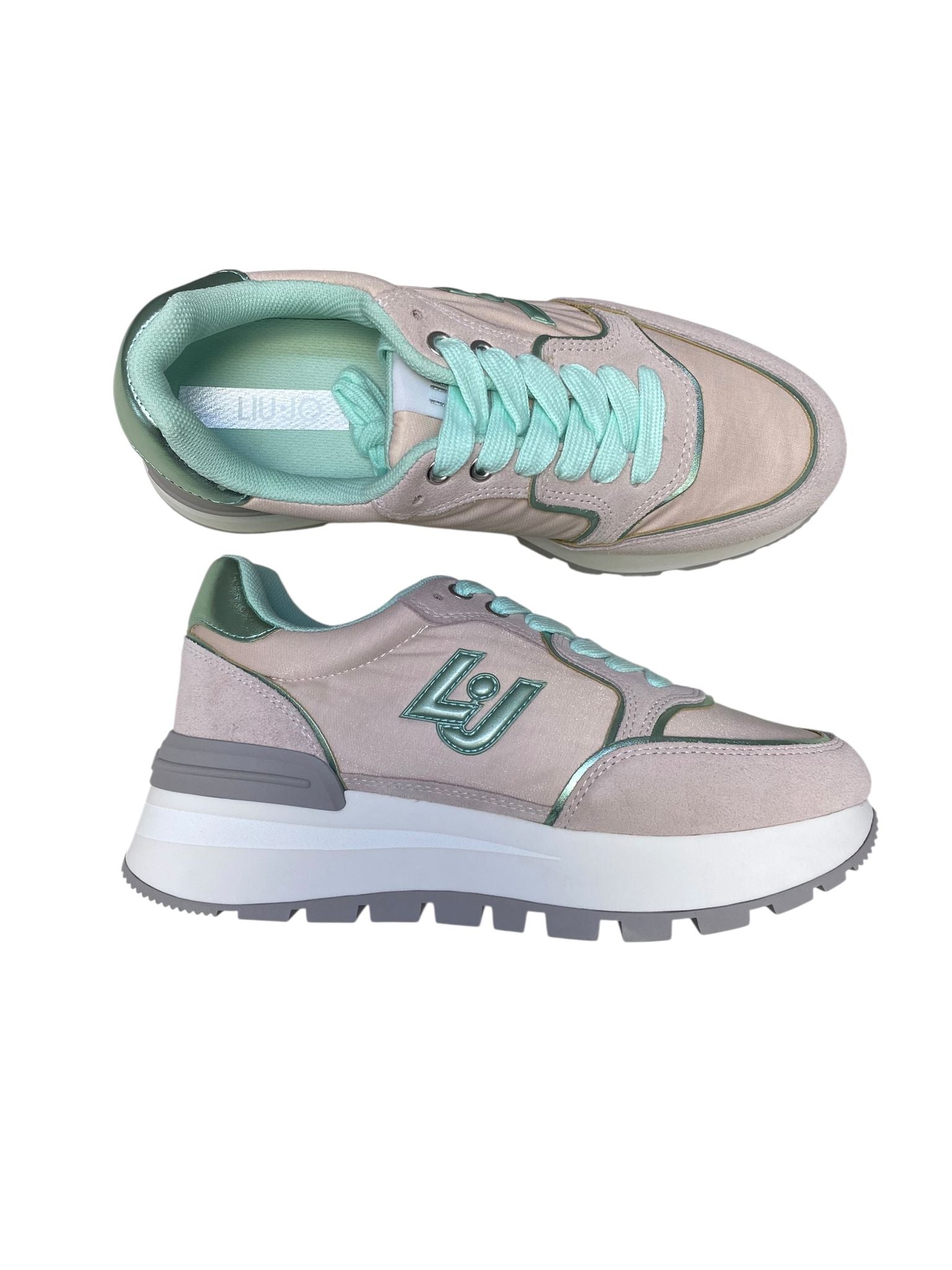 SNEAKERS DONNA “LIU JO” AMAZING 25 S3621 SUEDE/NYLON ROSA