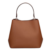 Borsa Donna “MICHAEL KORS” PRATT  35S4G3FM5T SMALL BCKT SAFFIANO Marrone