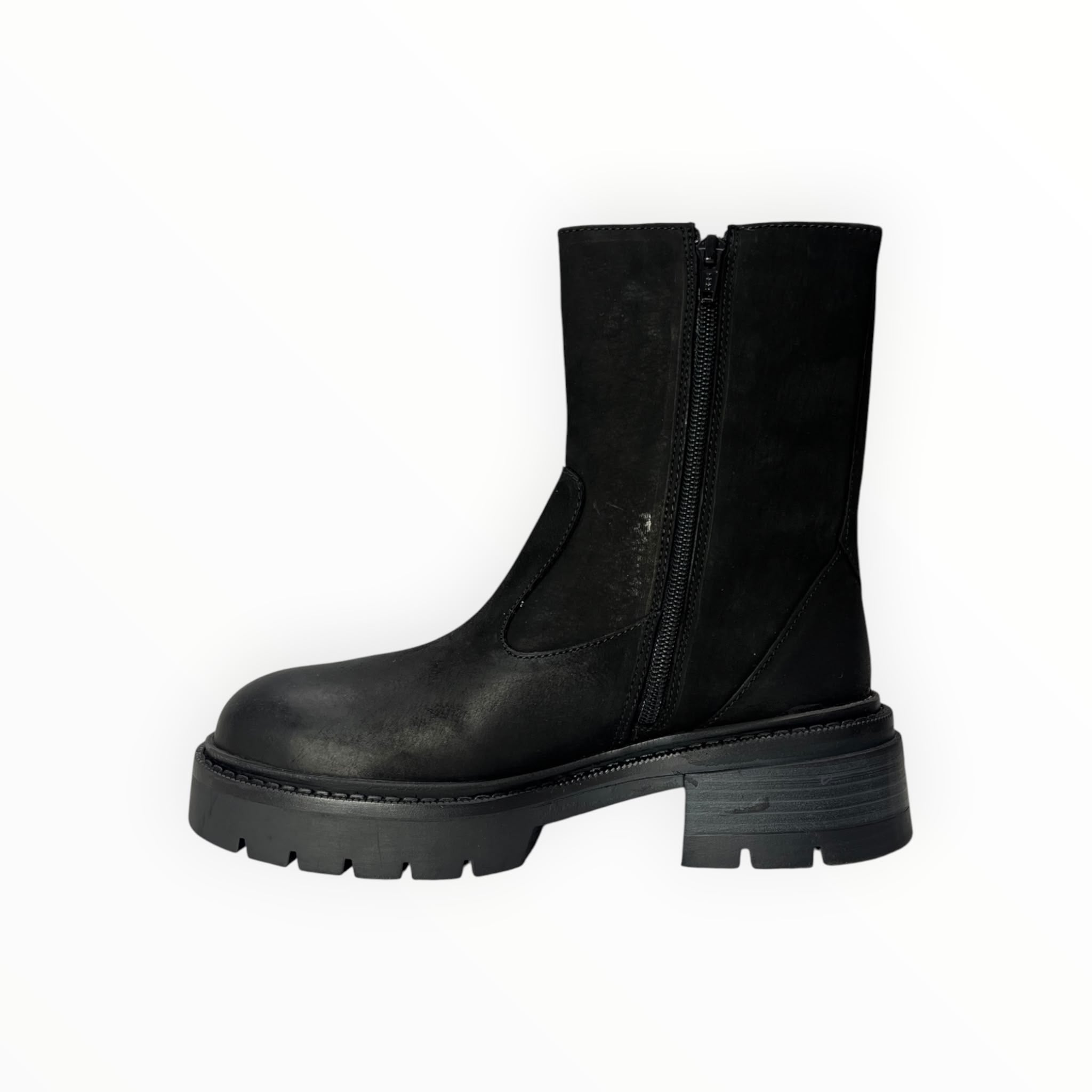 Stivaletti Donna "CAFè NOIR" FB7001 Pelle Nero