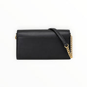 Borsa Donna “MICHAEL KORS” JET SET TRAVEL 35F5GTVC8L MD FLAP CLUTCH LEATHER NERO