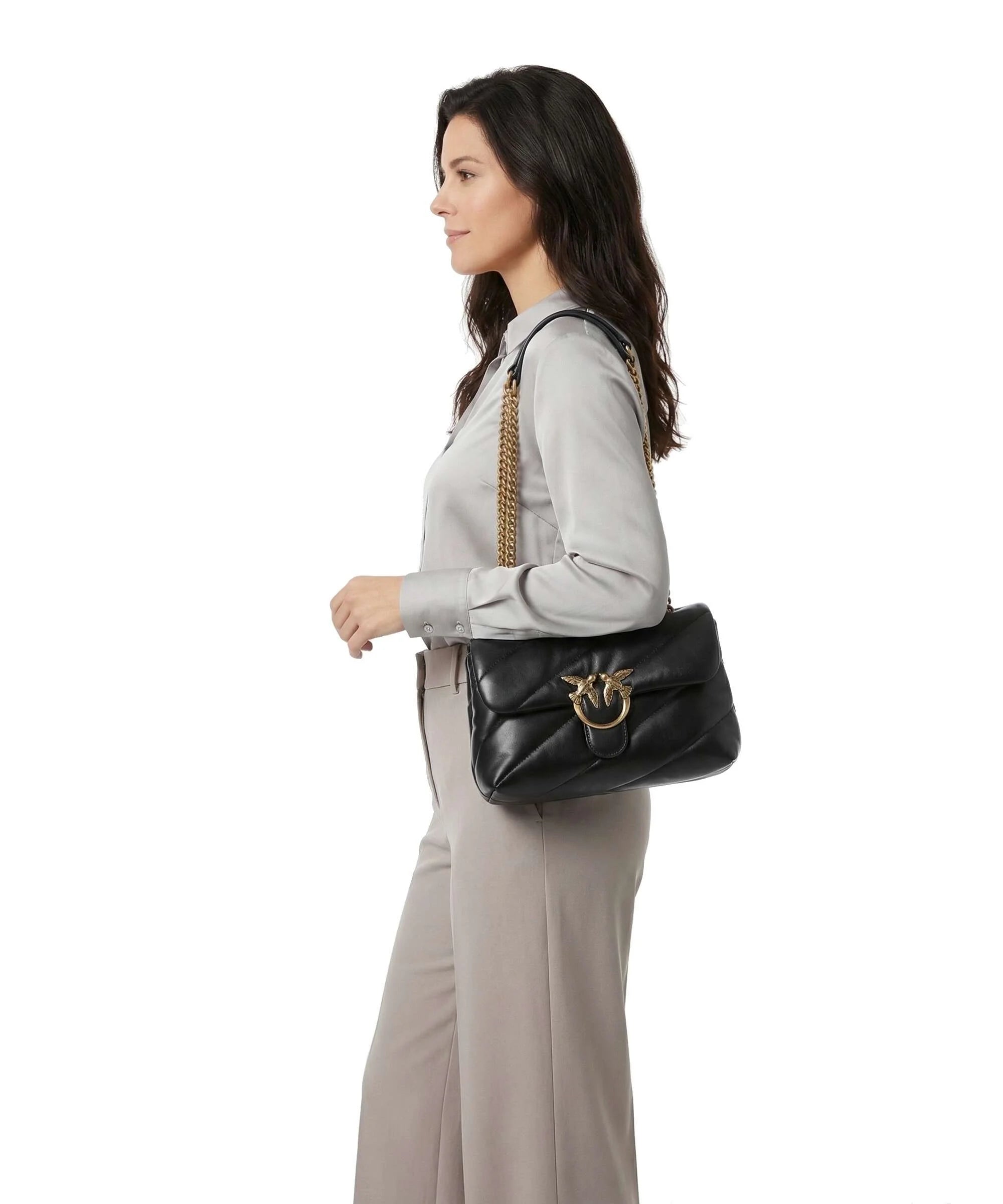 BORSA DONNA “PINKO ” LOVE PUFF CLASSIC CL SHEEP NAPPA NERO