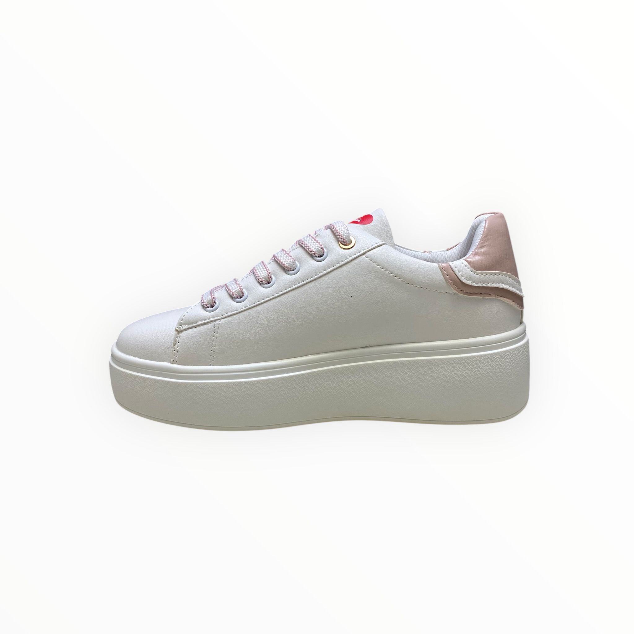 Sneakers Donna “BRACCIALINI” BA138 Bianco/Rosa