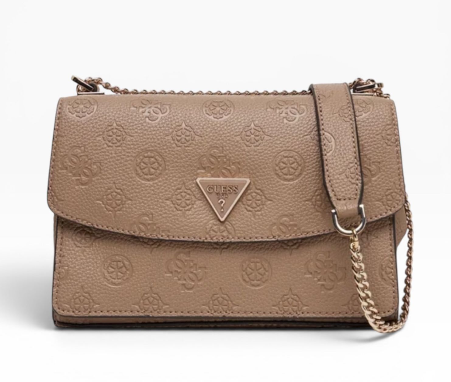BORSA Donna “GUESS” PD988821 Cresidia II LOGO Taupe