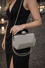 BORSA DONNA “MENBUR” 85590 009 LAMINATO ARGENTO
